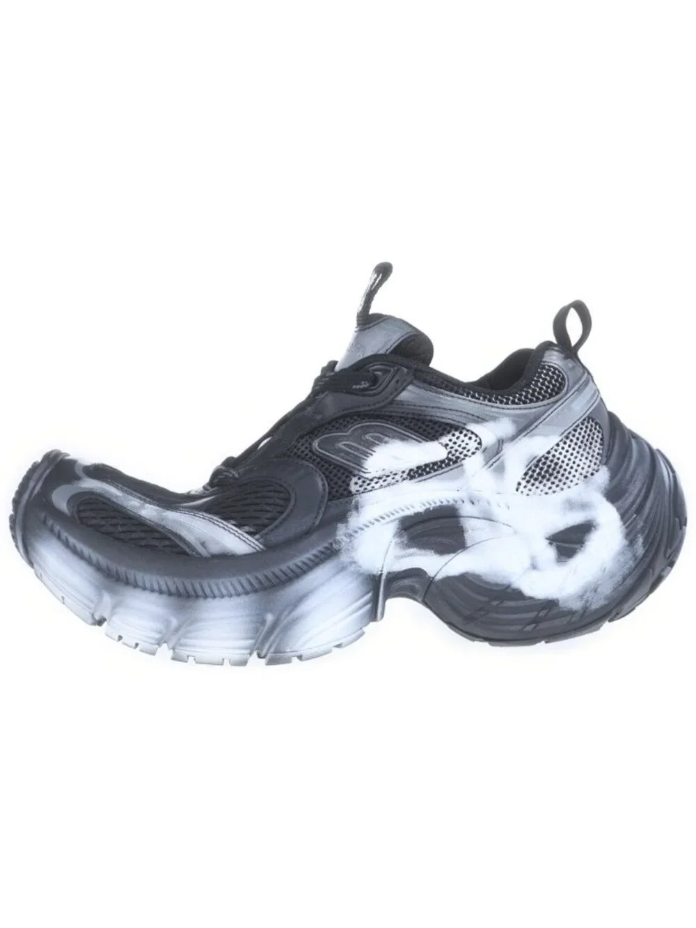 Balenciaga Mesh Low Cut Sneakers Black